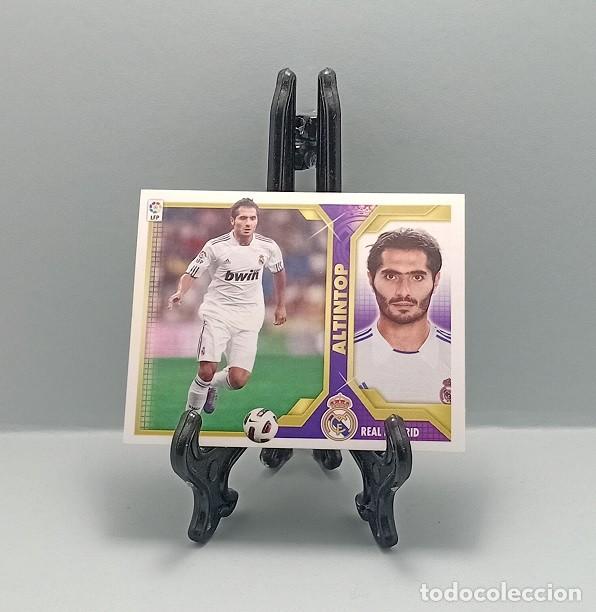 Cromos de F&uacute;tbol: 9 ALTINTOP REAL MADRID CROMO LIGA EDICIONES ESTE 2011 2012 VERSI&Oacute;N FONDO BORROSO NUEVO NUNCA PEGADO