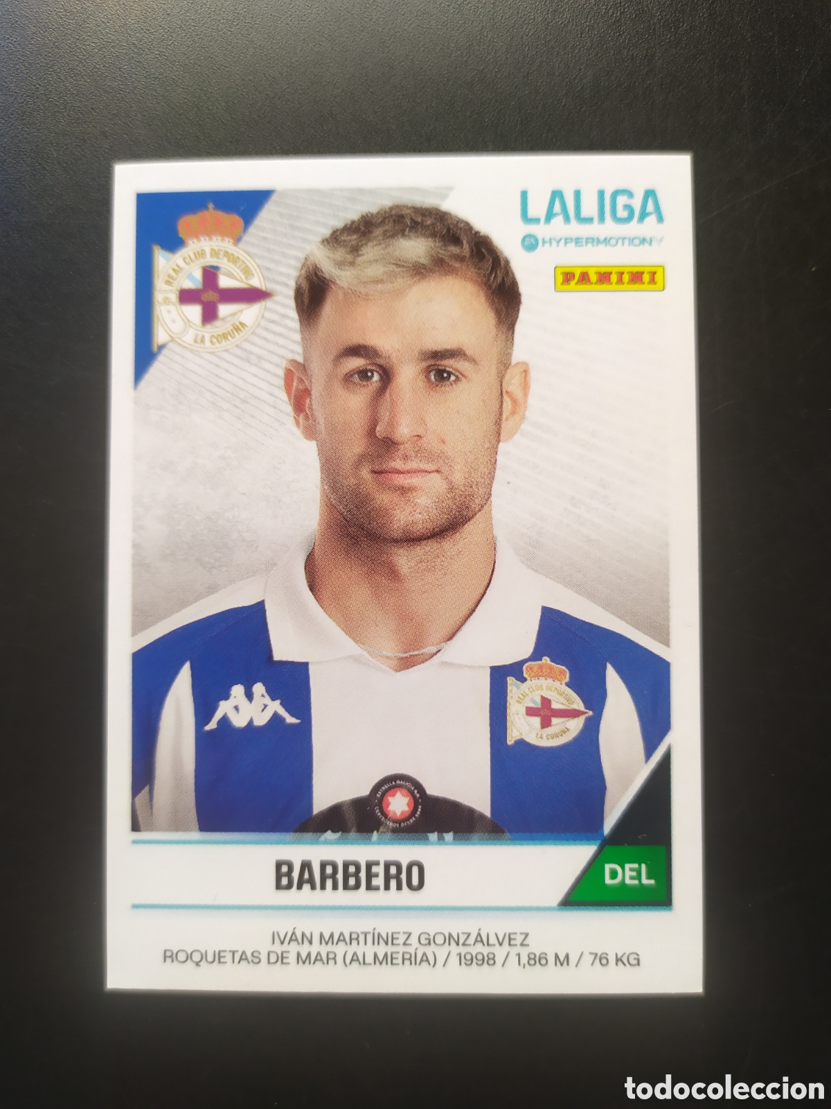 Cromos de F&uacute;tbol: Liga Hypermotion 2024 2025 24 25 panini Barbero n&deg; 152A 152 A Deportivo Coru&ntilde;a