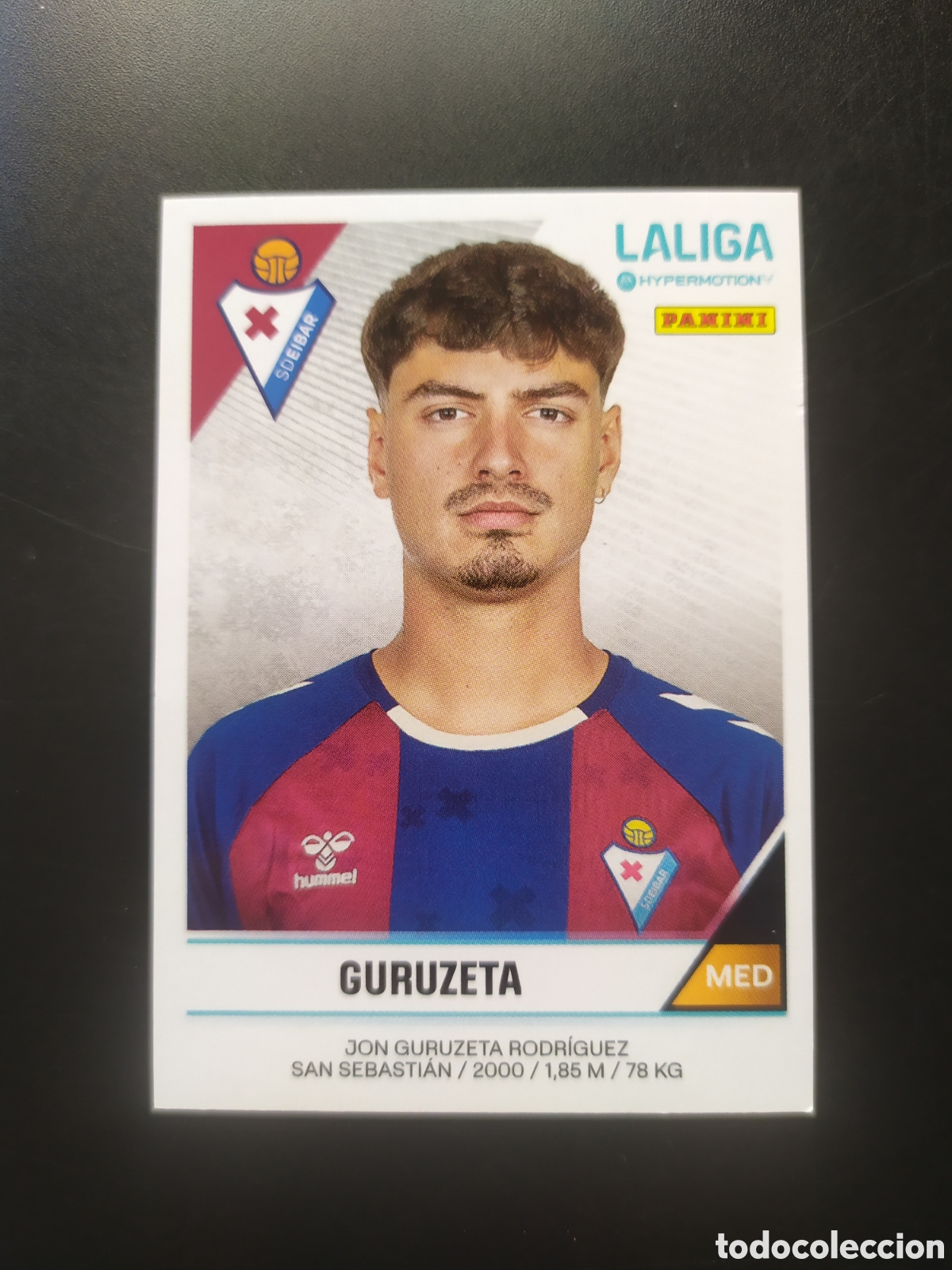Cartes &agrave; collectionner de Football: Liga Hypermotion 2024 2025 24 25 panini Guruzeta n&deg; 166A 166 A Eibar