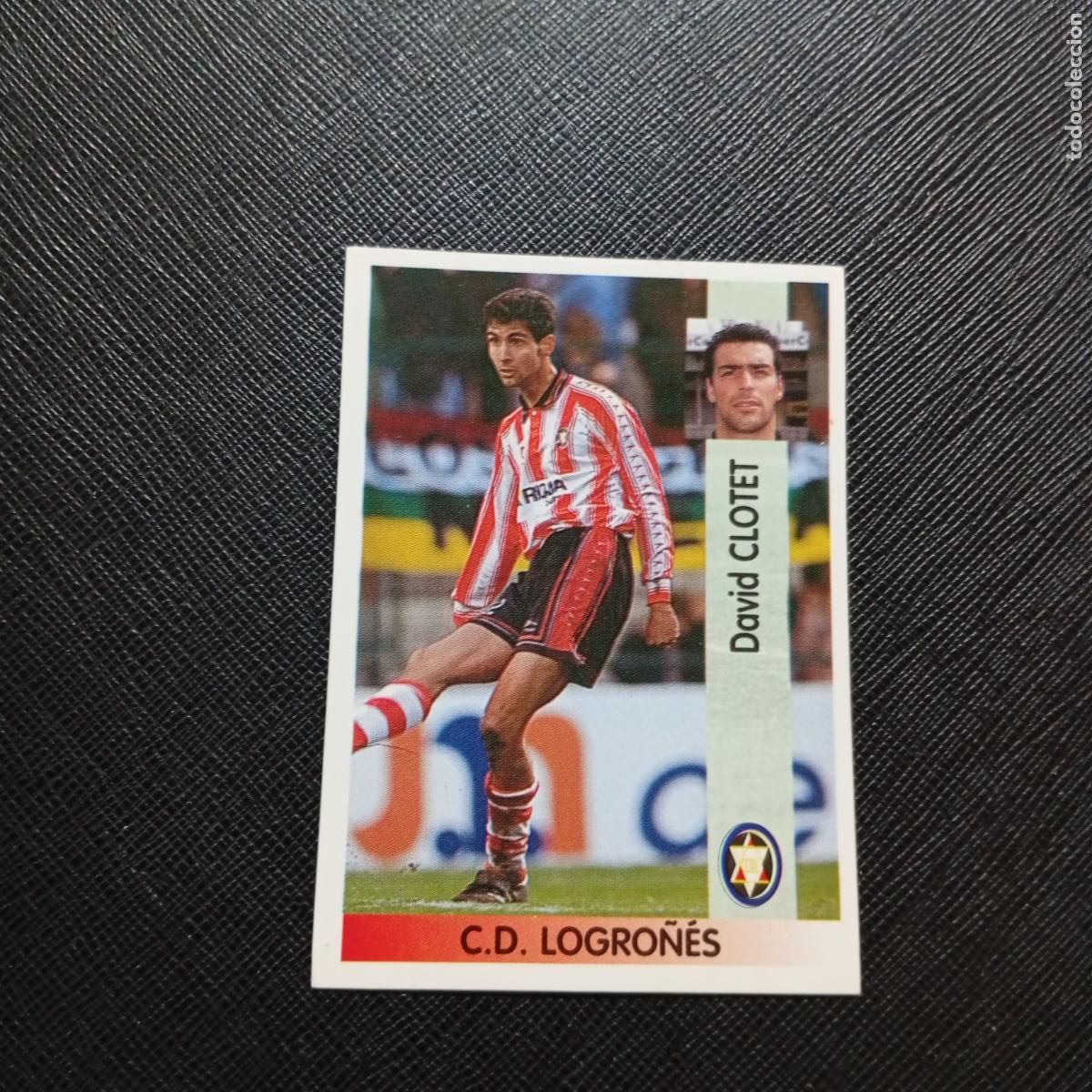 Cromos de F&uacute;tbol: 307 CLOTET LOGRO&Ntilde;ES PANINI 1996 1997 CROMO FUTBOL LIGA 96 97 - SIN PEGAR - A191 PG217