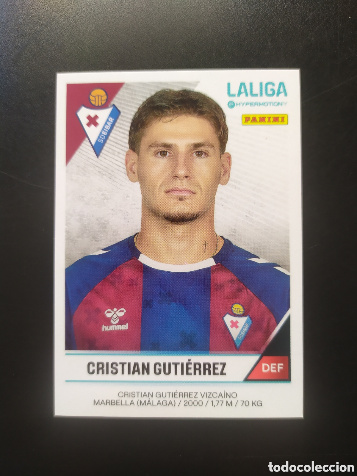 Cromos de F&uacute;tbol: Liga Hypermotion 2024 2025 24 25 panini Cristian Guti&eacute;rrez n&deg; 162 Eibar