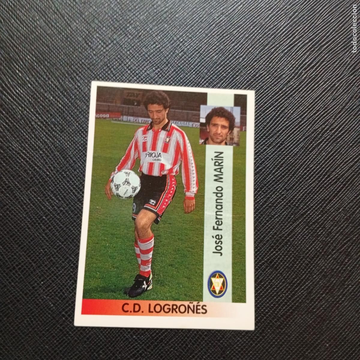 Cromos de F&uacute;tbol: 312 MARIN LOGRO&Ntilde;ES PANINI 1996 1997 CROMO FUTBOL LIGA 96 97 - SIN PEGAR - A191 PG226