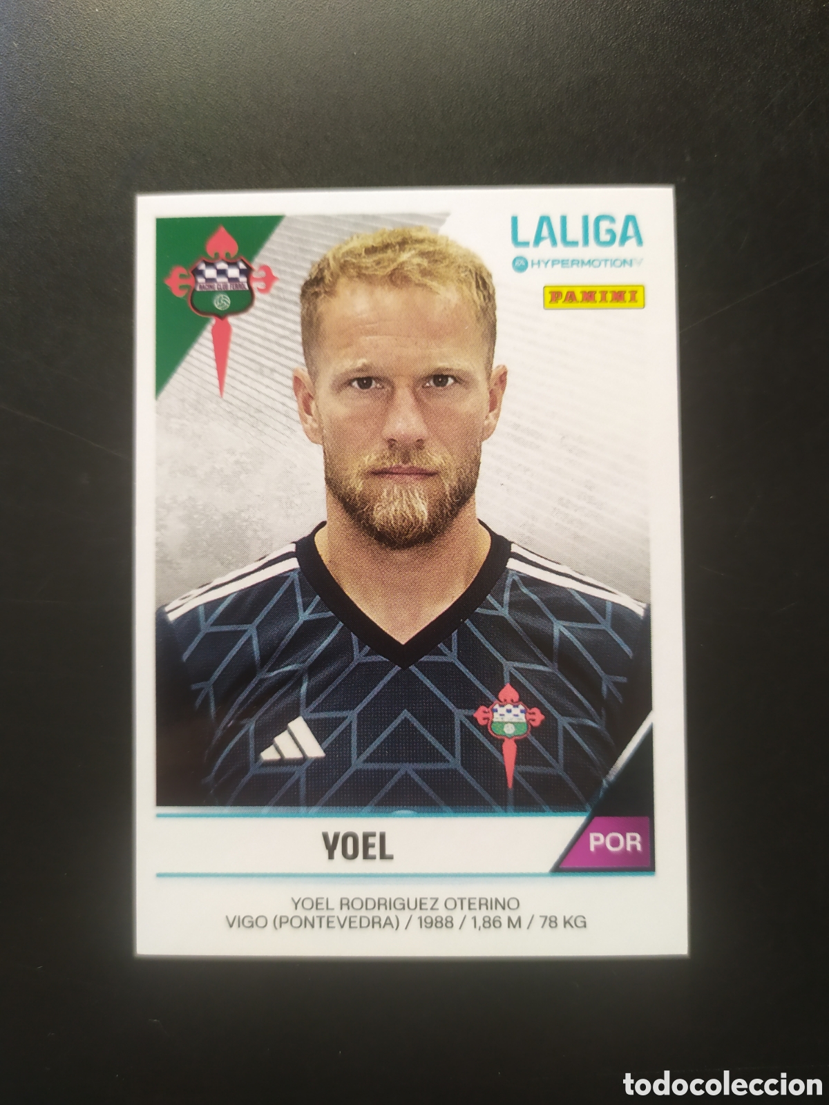 Cromos de F&uacute;tbol: Liga Hypermotion 2024 2025 24 25 panini Yoel n&deg; 214 Racing Ferrol