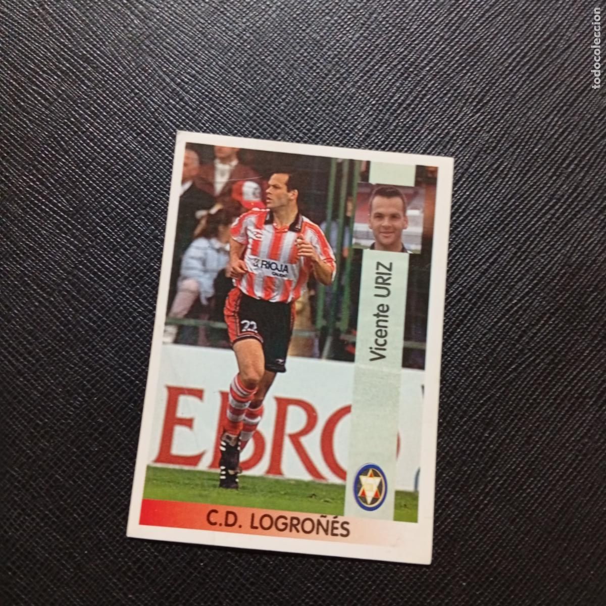 Cromos de F&uacute;tbol: 313 URIZ LOGRO&Ntilde;ES PANINI 1996 1997 CROMO FUTBOL LIGA 96 97 - SIN PEGAR - A191 PG280 B