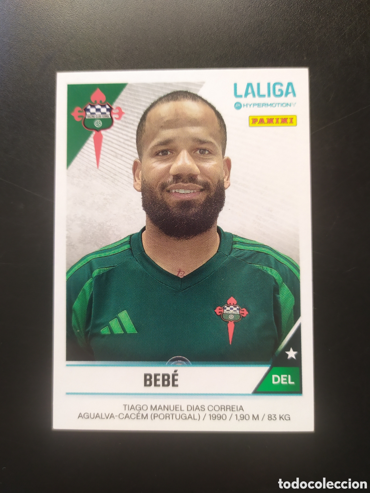 Cromos de F&uacute;tbol: Liga Hypermotion 2024 2025 24 25 panini Beb&eacute; n&deg; 227A 227 A Racing Ferrol