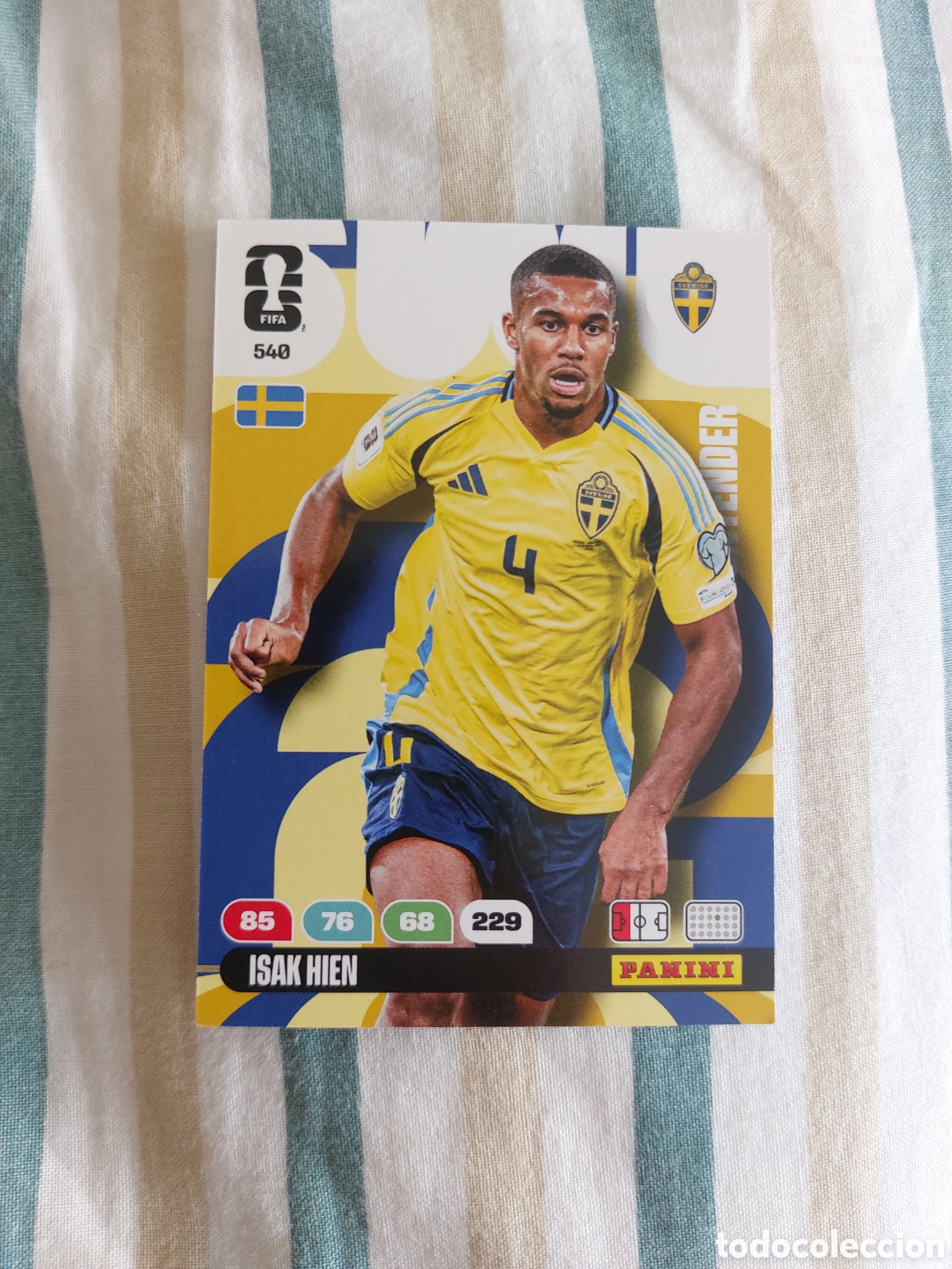Cromos de F&uacute;tbol: 540 ISAK HIEN SUECIA CONTENDER ⚽ PANINI ADRENALYN FIFA WORLD CUP 26 2026