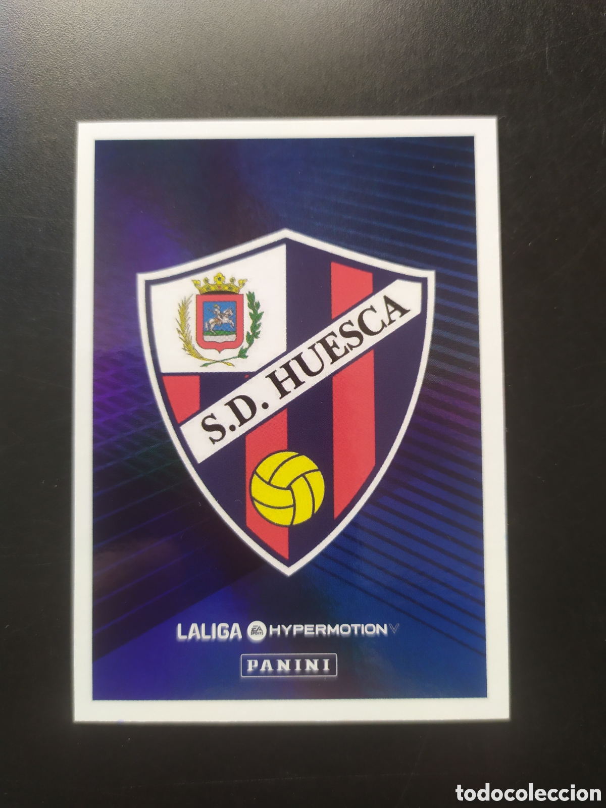 Cromos de F&uacute;tbol: Liga Hypermotion 2024 2025 24 25 panini escudo n&deg; 249 Huesca