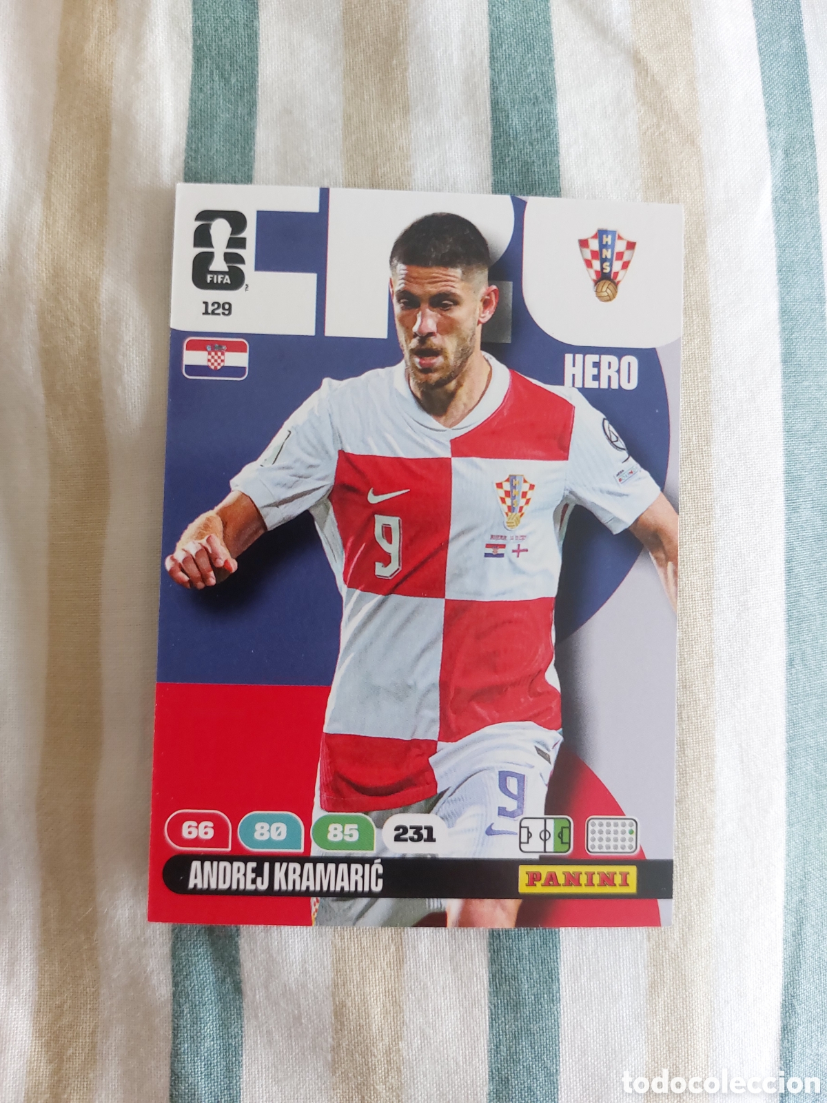 Cromos de F&uacute;tbol: 129 ANDREJ KRAMARIC CROACIA HERO PANINI ADRENALYN FIFA WORLD CUP 26 2026