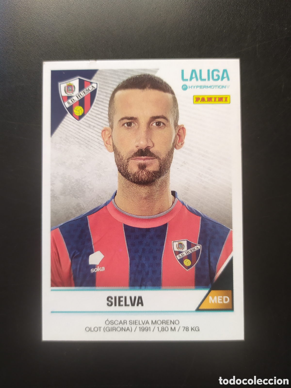 Cromos de F&uacute;tbol: Liga Hypermotion 2024 2025 24 25 panini Sielva n&deg; 261 Huesca