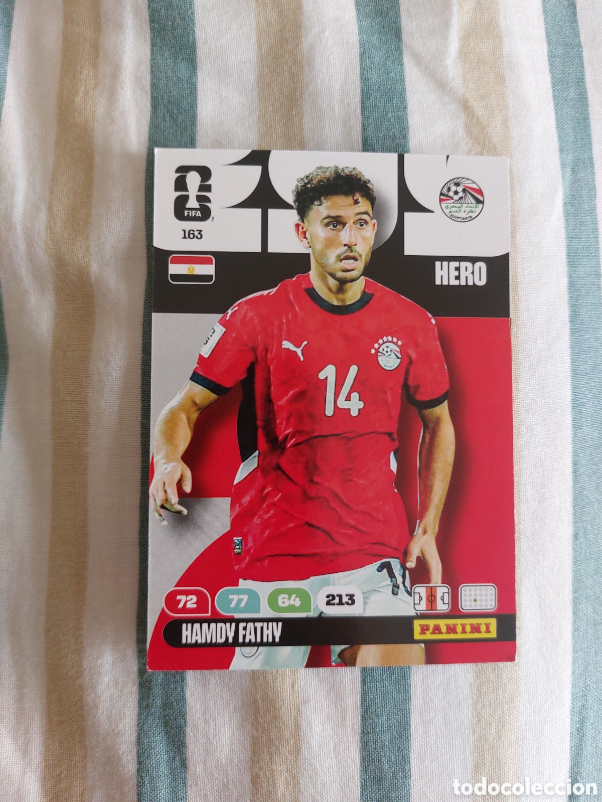Cromos de F&uacute;tbol: 163 HAMDY FATHY EGYPT HERO PANINI ADRENALYN FIFA WORLD CUP 26 2026