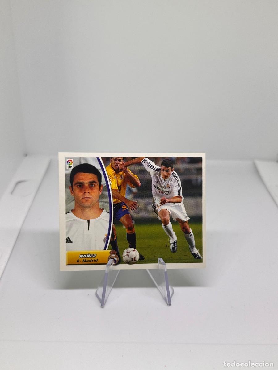 Cromos de F&uacute;tbol: Cromo Coloca Nu&ntilde;ez Real Madrid liga este 2003 2004 03 04 sin pegar