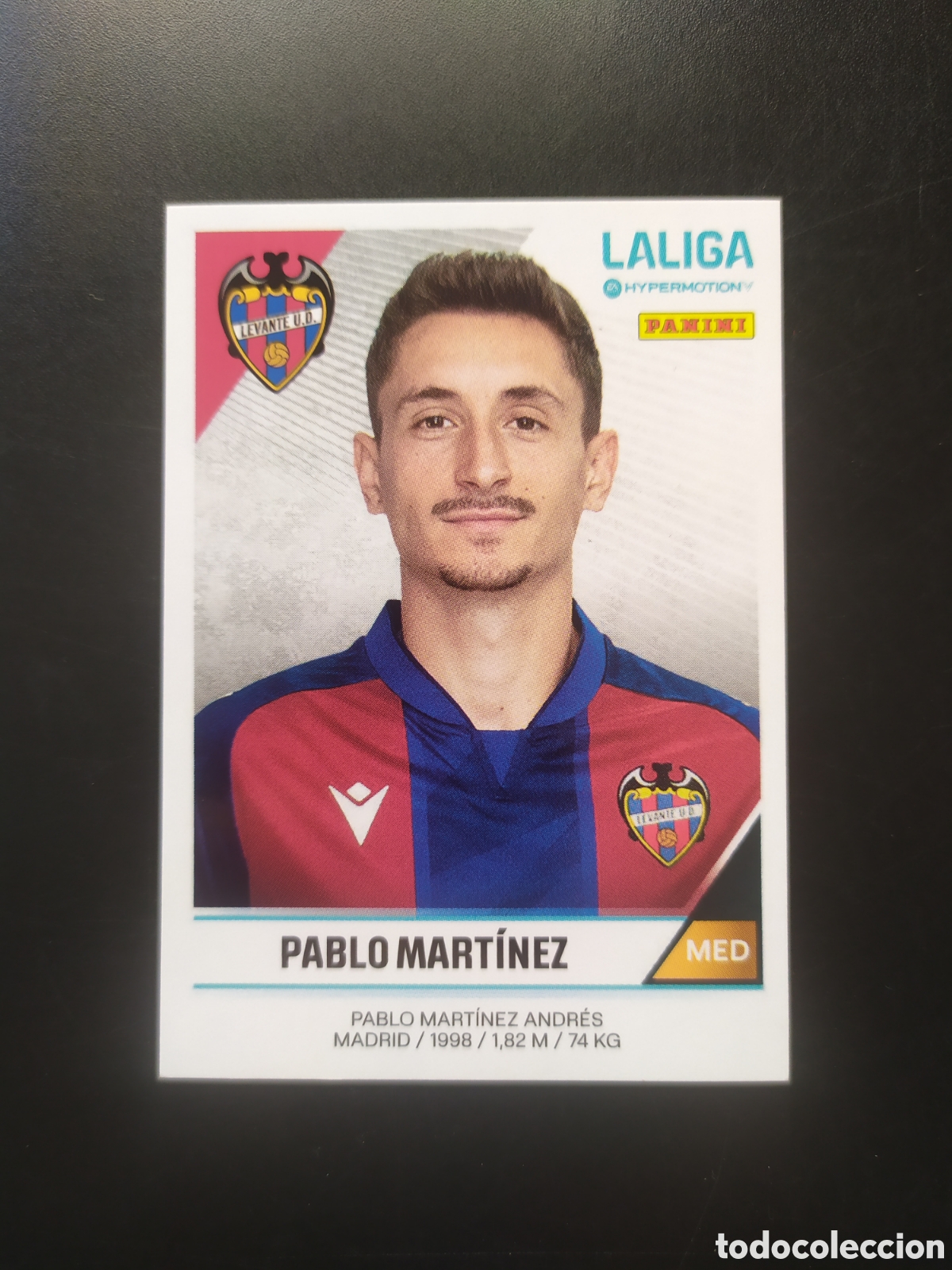 Cromos de F&uacute;tbol: Liga Hypermotion 2024 2025 24 25 panini Pablo Mart&iacute;nez n&deg; 281 Levante