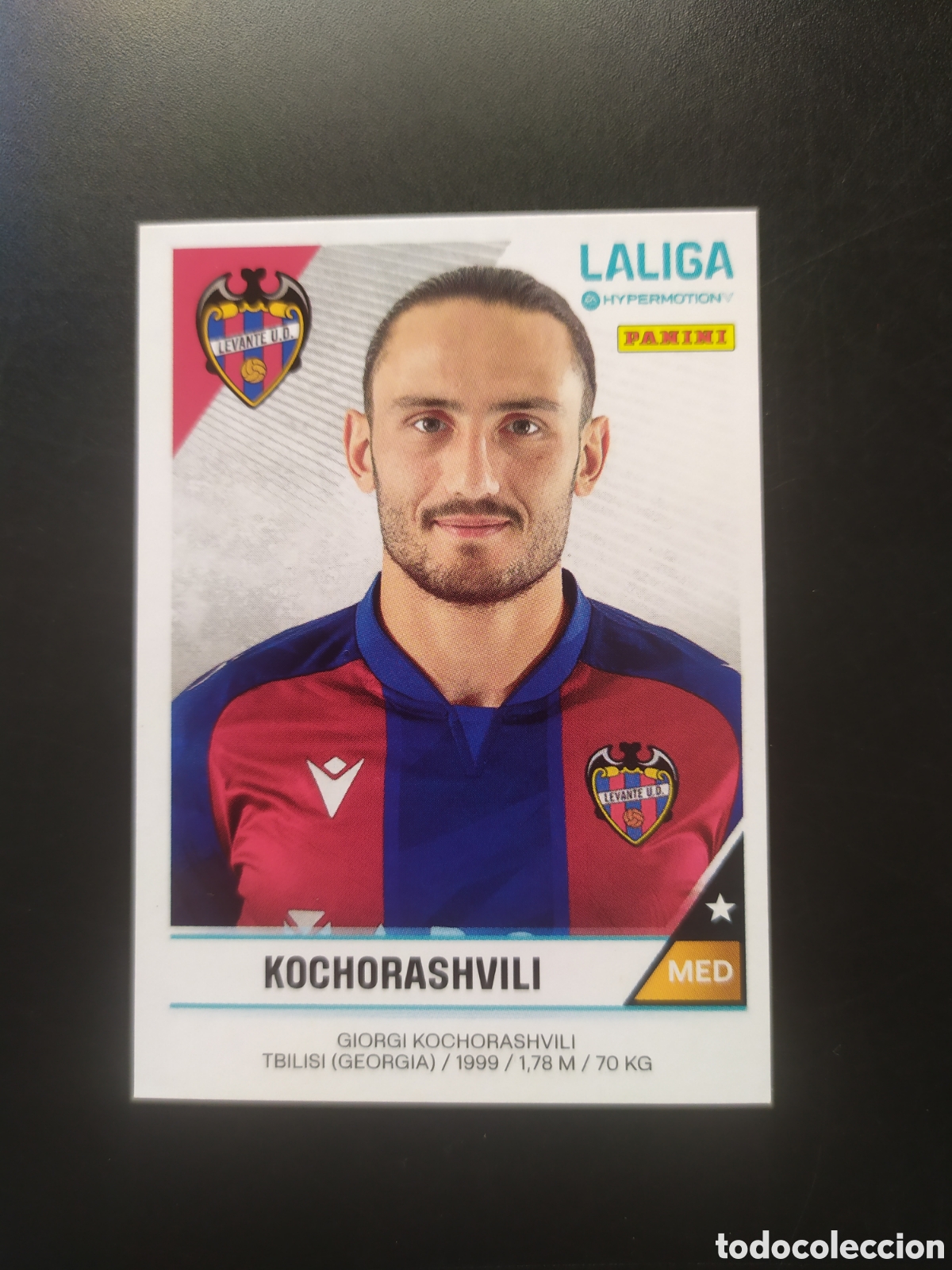 Cromos de F&uacute;tbol: Liga Hypermotion 2024 2025 24 25 panini Kochorashvili n&deg; 279 Levante