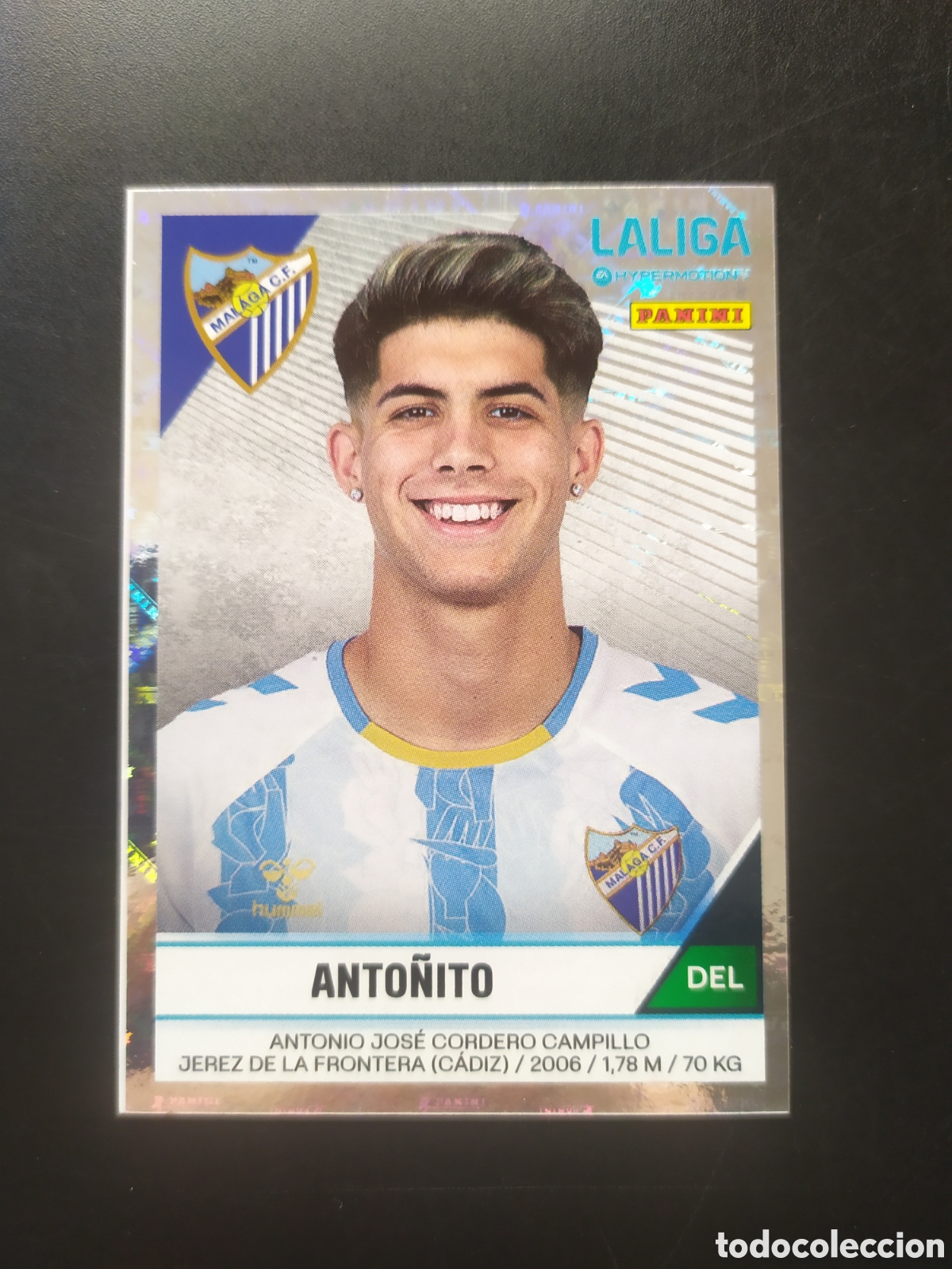 Cromos de F&uacute;tbol: Liga Hypermotion 2024 2025 24 25 panini Anto&ntilde;ito n&deg; 305 M&aacute;laga