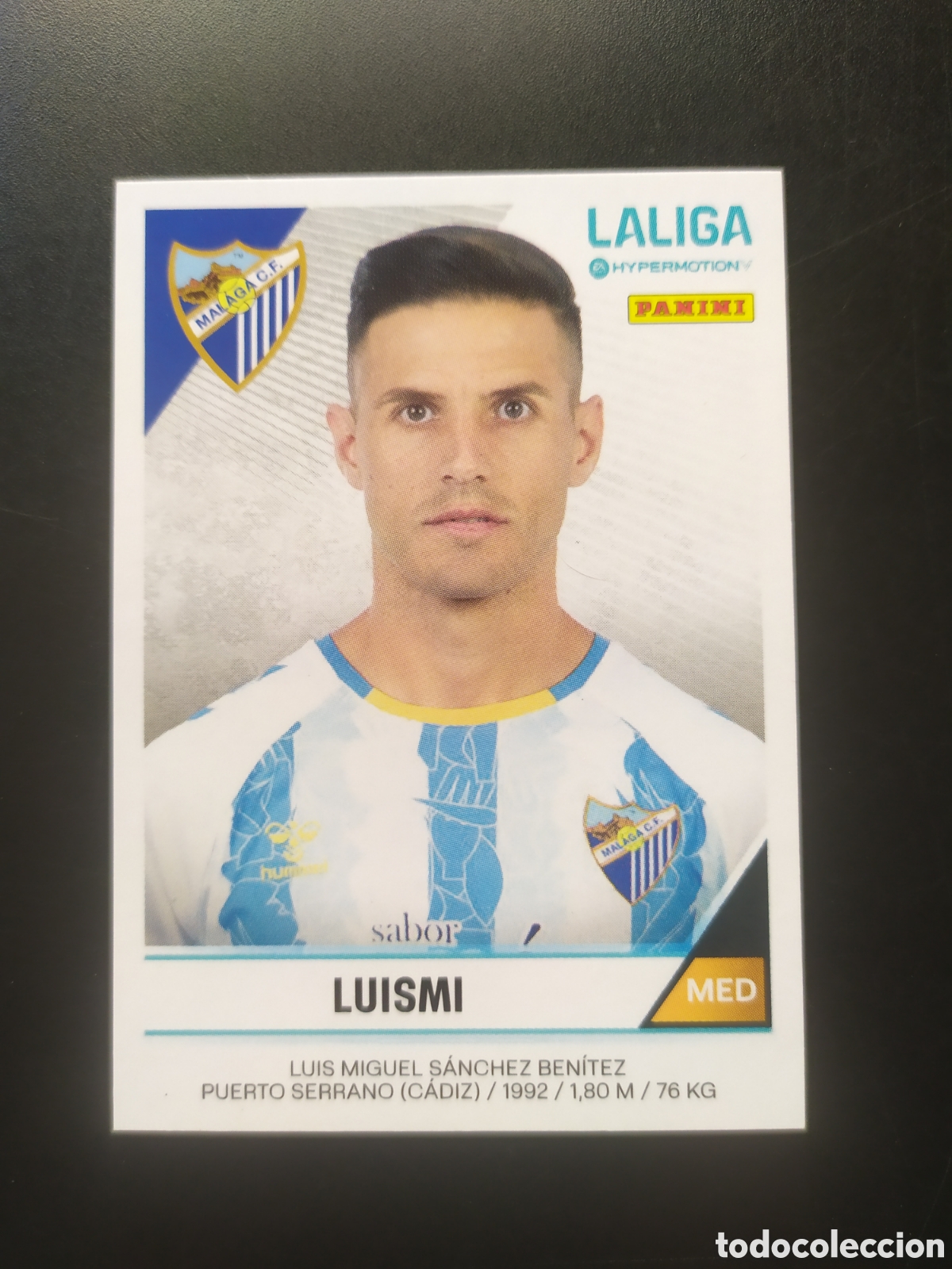 Cromos de F&uacute;tbol: Liga Hypermotion 2024 2025 24 25 panini Luismi n&deg; 297 M&aacute;laga