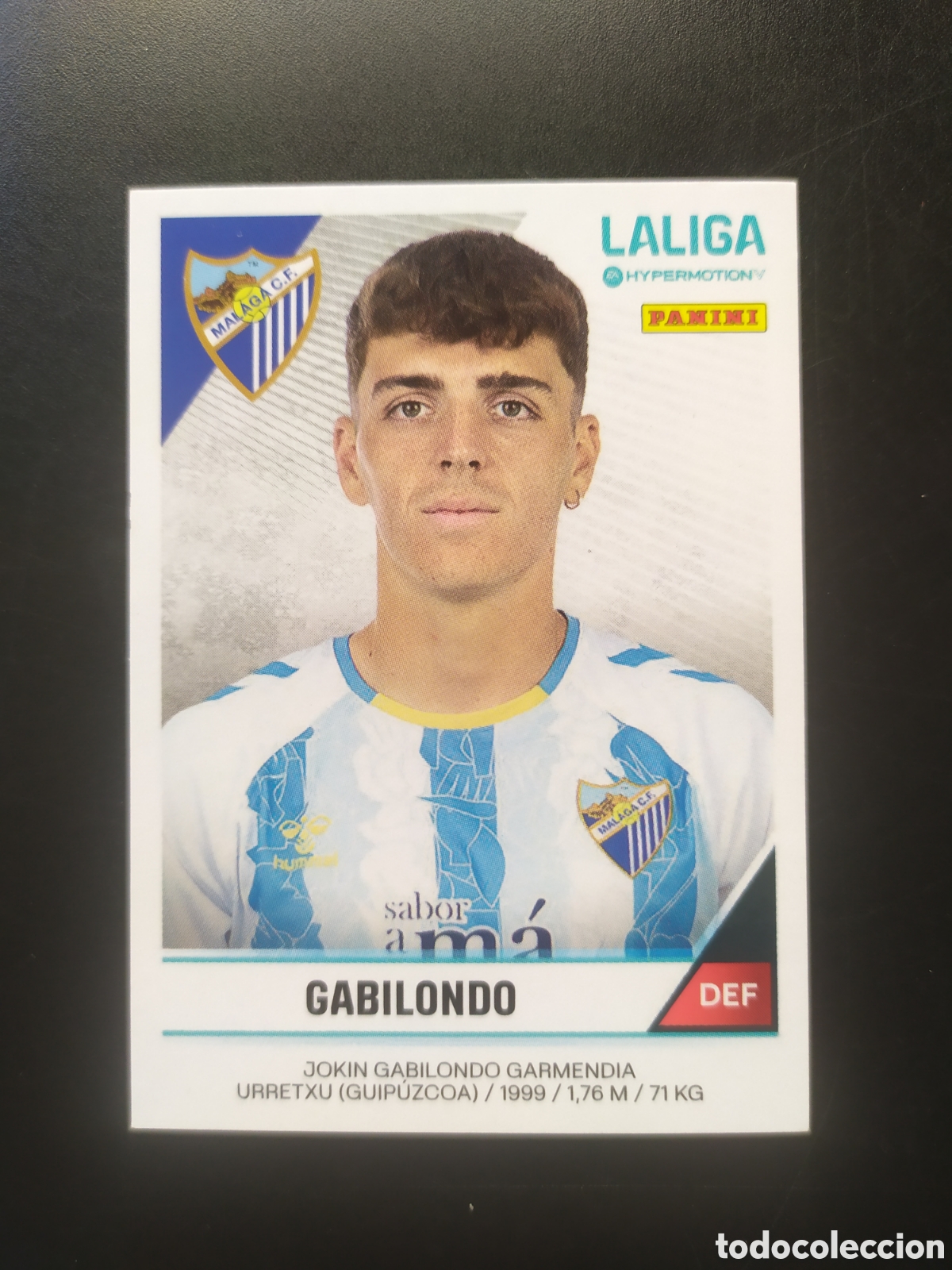 Cromos de F&uacute;tbol: Liga Hypermotion 2024 2025 24 25 panini Gabilondo n&deg; 291B 291 B M&aacute;laga