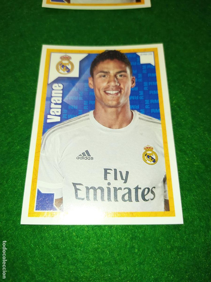 Cromos de F&uacute;tbol: COLECCION OFICIAL DEL REAL MADRID 2015 2016 - N&ordm; 27 VARANE