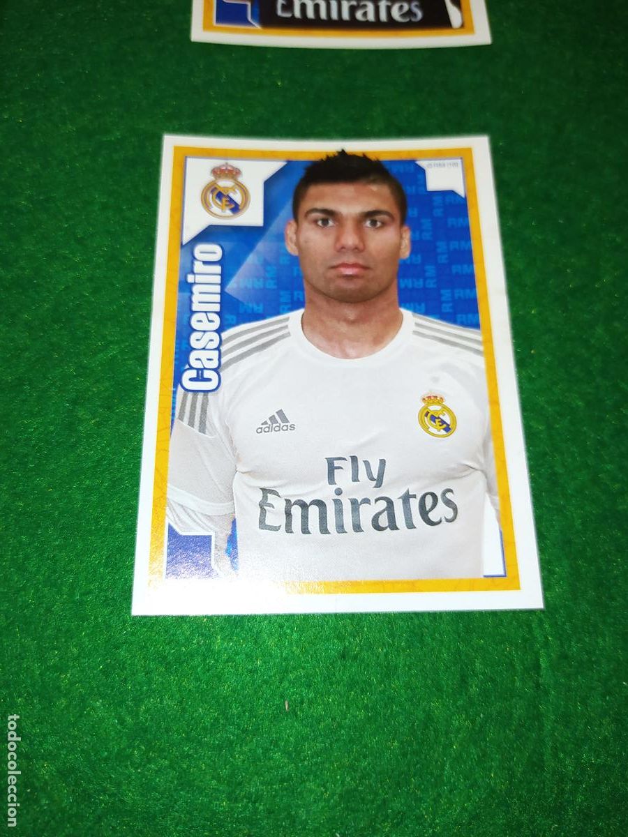 Cromos de F&uacute;tbol: COLECCION OFICIAL DEL REAL MADRID 2015 2016 - N&ordm; 104 CASEMIRO