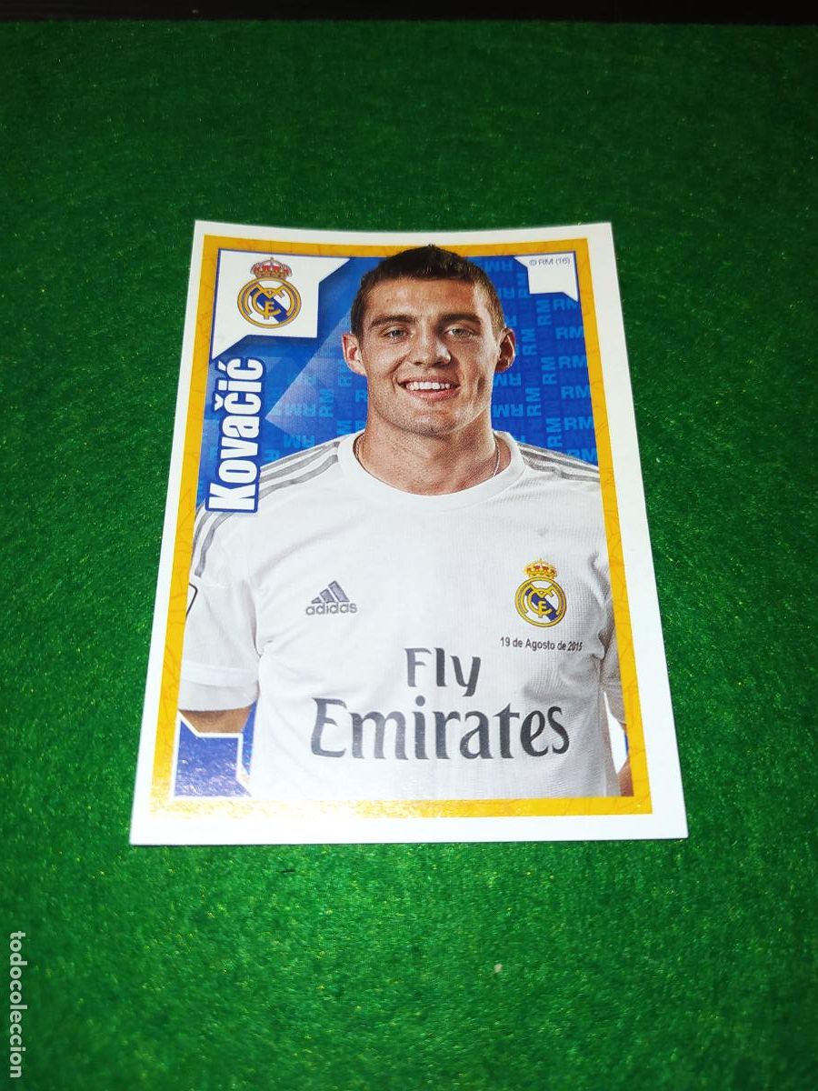 Cromos de F&uacute;tbol: COLECCION OFICIAL DEL REAL MADRID 2015 2016 - N&ordm; 114 KOVACIC