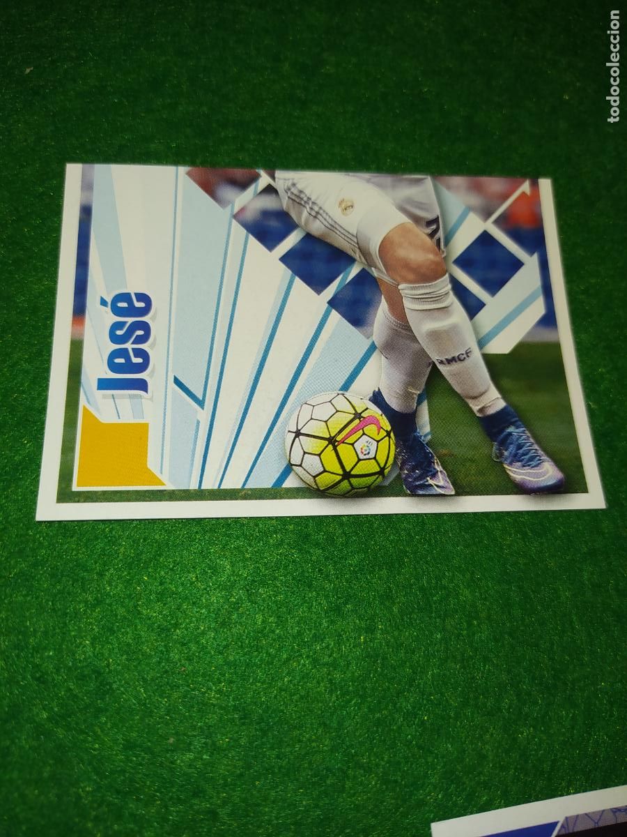 Cromos de F&uacute;tbol: COLECCION OFICIAL DEL REAL MADRID 2015 2016 - N&ordm; 137 JESE PARTE INFERIOR