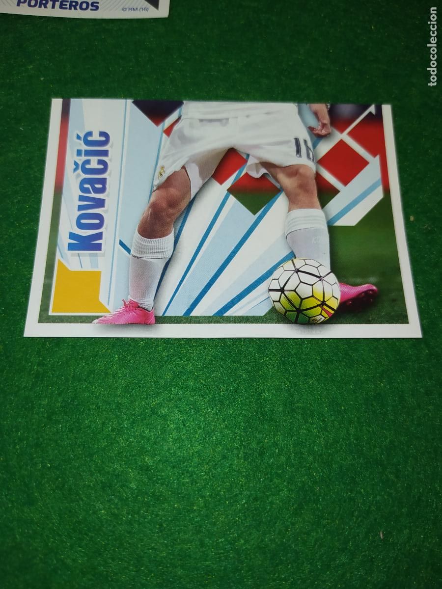 Cromos de F&uacute;tbol: COLECCION OFICIAL DEL REAL MADRID 2015 2016 - N&ordm; 117 KOVACIC PARTE INFERIOR