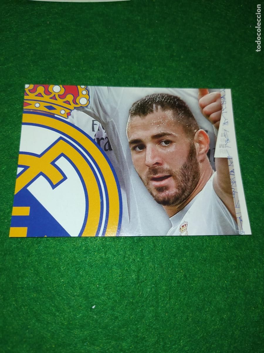 Cromos de F&uacute;tbol: COLECCION OFICIAL DEL REAL MADRID 2015 2016 - N&ordm;171 KARIN BENZEMA PARTE DEL MOSAICO