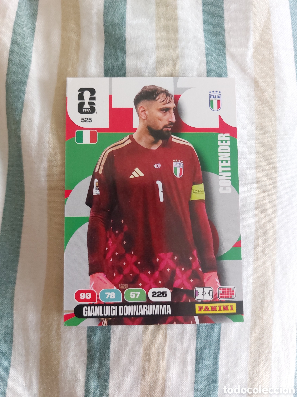 Cromos de F&uacute;tbol: 525 GIANLUIGI DONNARUMMA ITALIA CONTENDERS ADRENALYN MUNDIAL FIFA WORLD CUP 2026 PANINI