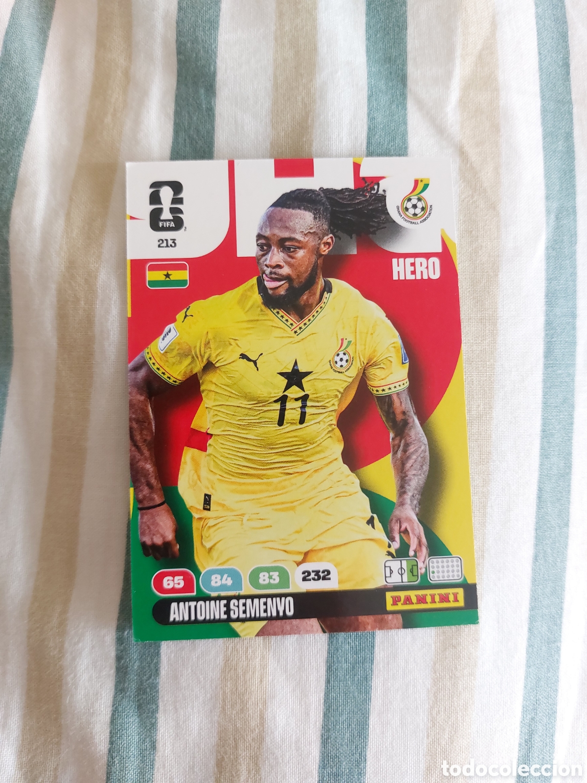 Cromos de F&uacute;tbol: 213 WORLD CUP 2026 ANTOINE SEMENYO GHANA HERO ADRENALYN MUNDIAL PANINI 26