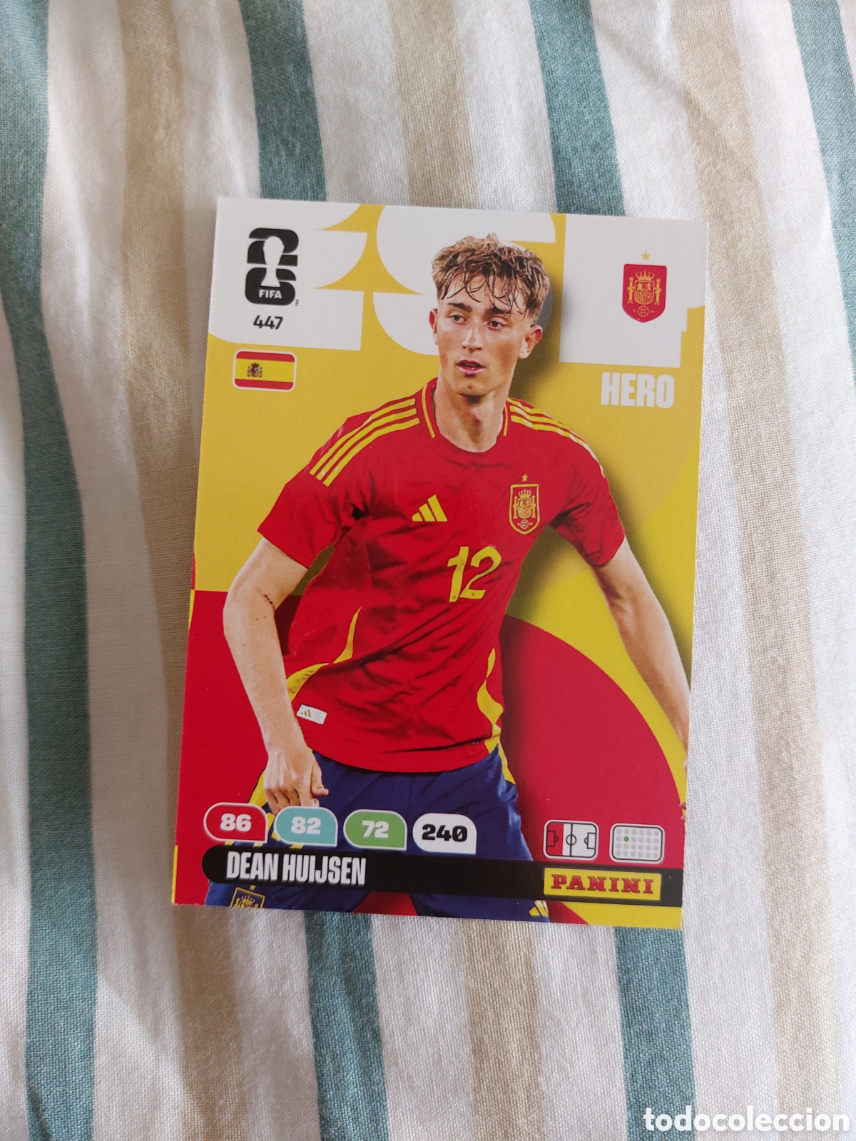 Cromos de F&uacute;tbol: 447 DEAN HUIJSEN ESPA&Ntilde;A HERO PANINI ADRENALYN FIFA WORLD CUP 26 2026