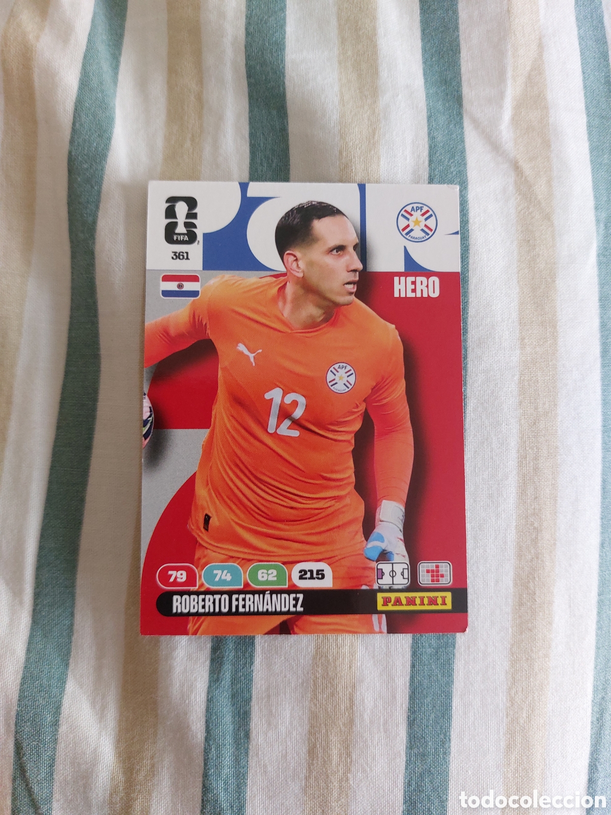 Cromos de F&uacute;tbol: 361 ROBERTO FERNANDEZ PARAGUAY HERO PANINI ADRENALYN FIFA WORLD CUP 26 2026