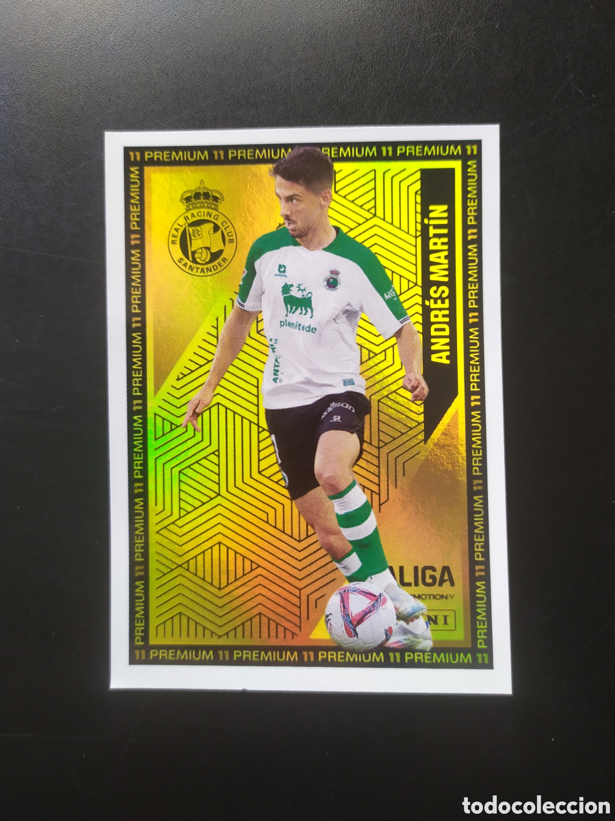 Cromos de F&uacute;tbol: Liga Hypermotion 2024 2025 24 25 panini Andr&eacute;s Martin premium Racimg Santander