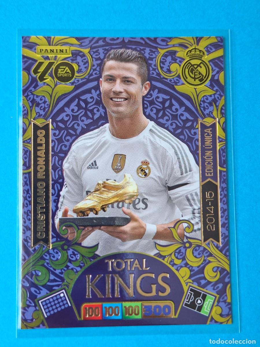 Cromos de F&uacute;tbol: TOTAL KINGS Bota de Oro - 2014-2015 CRISTIANO RONALDO (Real Madrid) - Adrenalyn XL LaLiga 2025-26