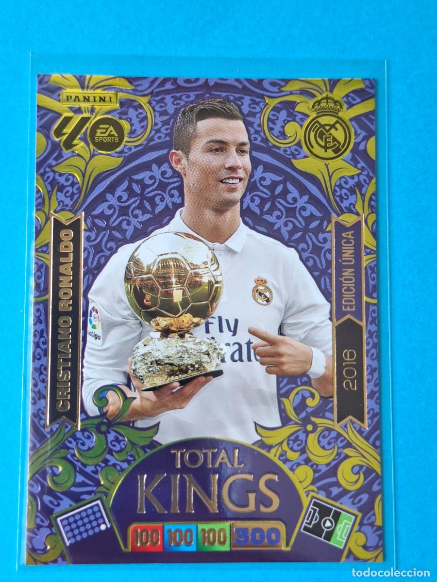 Cromos de F&uacute;tbol: TOTAL KINGS Bal&oacute;n de Oro 2016 CRISTIANO RONALDO (Real Madrid) - Adrenalyn XL LaLiga 2025-26