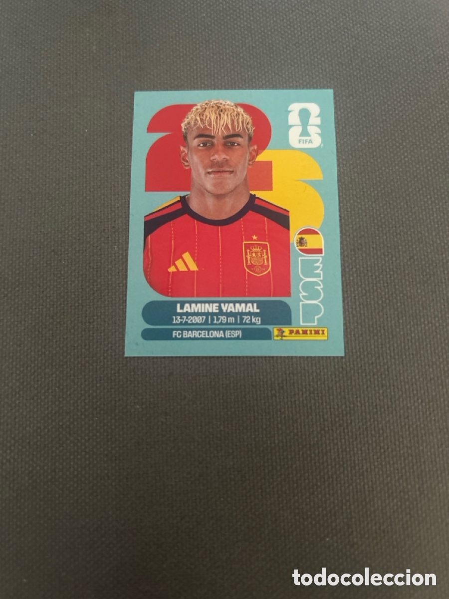Cromos de F&uacute;tbol: Lamine Yamal 15 Espa&ntilde;a