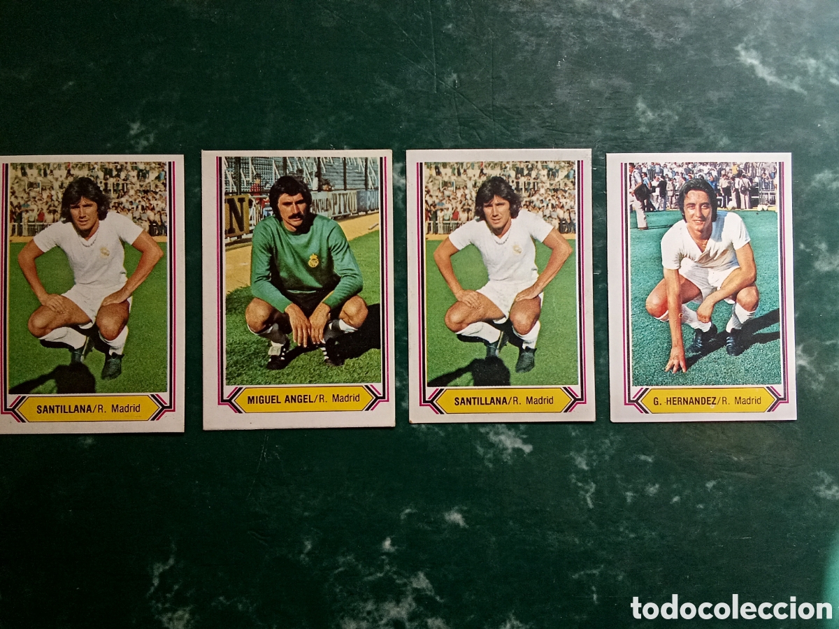Cromos de F&uacute;tbol: SANTILLANA REAL MADRID ESTE 80 81 DESPEGADO