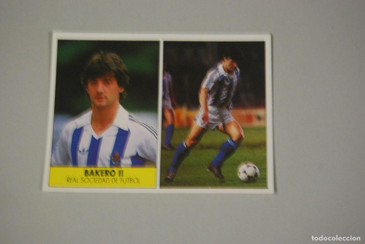 Cromos de F&uacute;tbol: REL SOCIEDAD DE FUTBOL, BAKERO II, CROMO ADHESIVO LIGA 1987-88 EDICIONES FESTIVAL