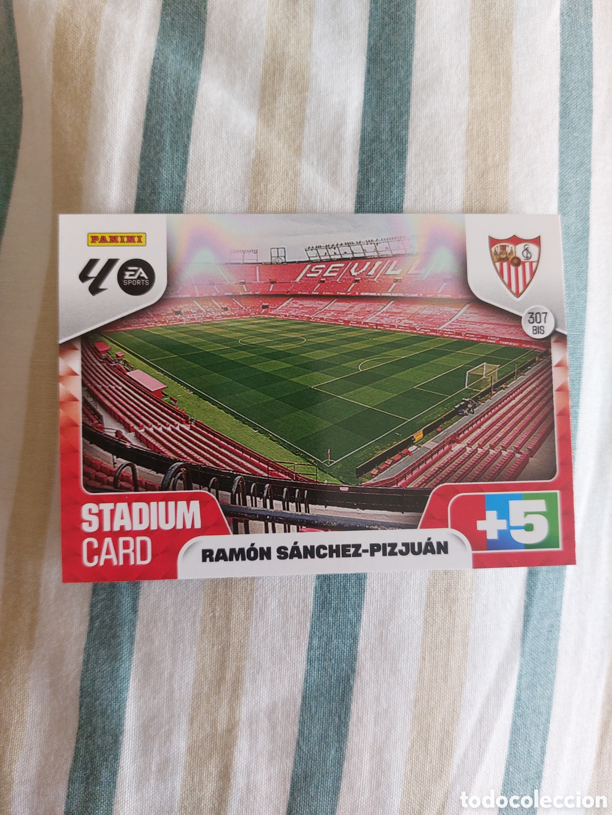 Cromos de F&uacute;tbol: 307 BIS 307BIS SANCHEZ PIZJUAN STADIUM CARD SEVILLA LIGA ADRENALYN XL 2025 2026 25 26