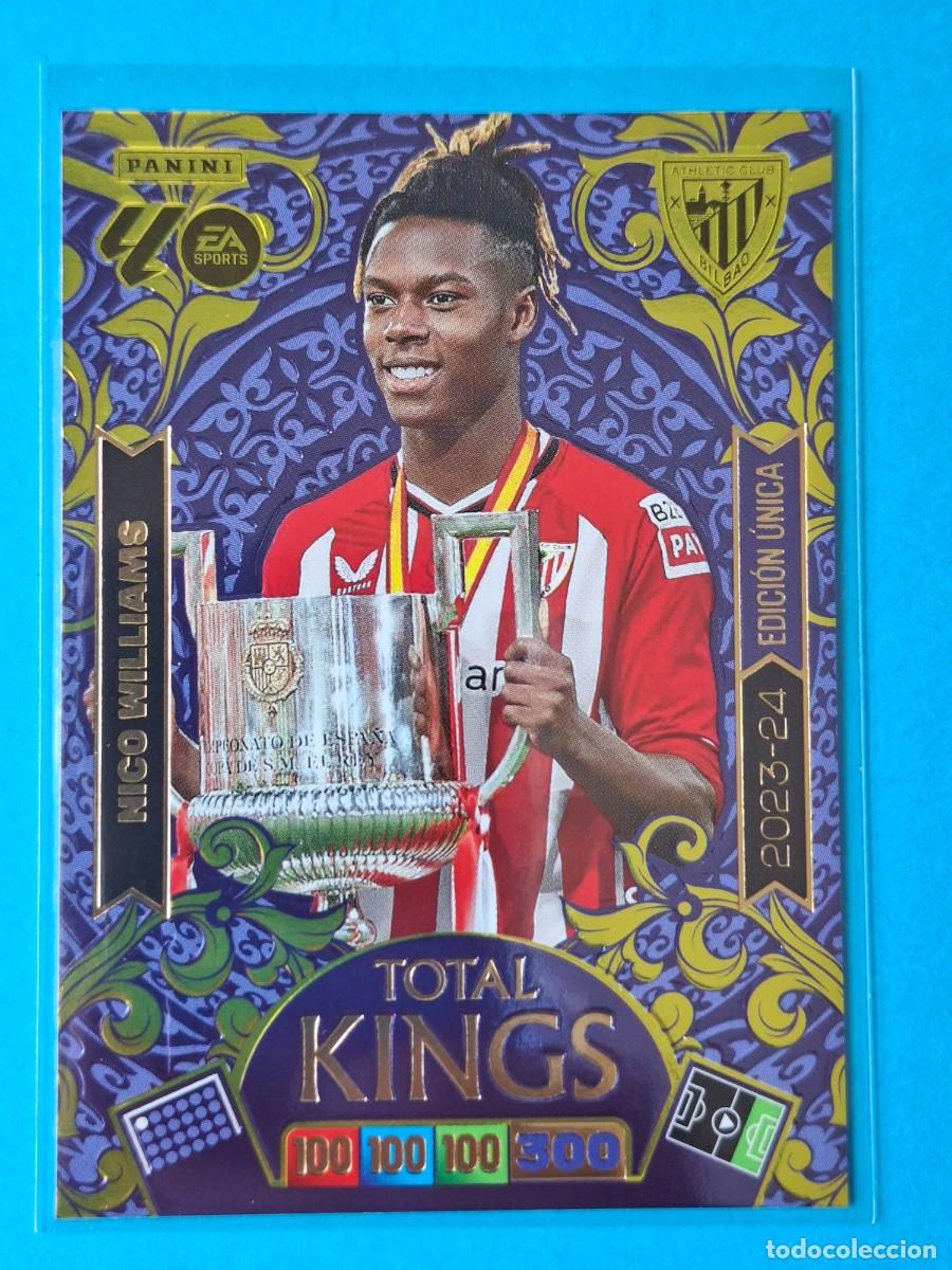 Cromos de F&uacute;tbol: TOTAL KINGS Copa 2023-2024 NICO WILLIAMS (Athletic) - Adrenalyn XL LaLiga 2025-26