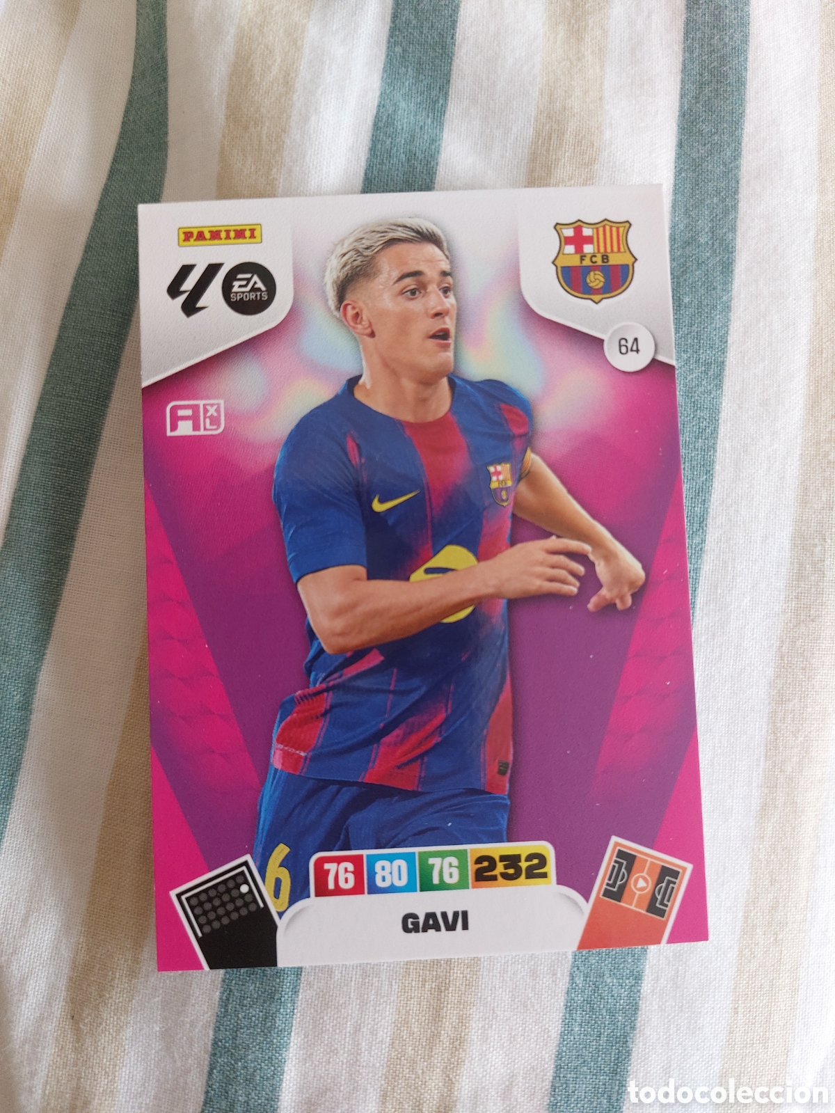 Cromos de F&uacute;tbol: 64 GAVI FCB FC BARCELONA LIGA ADRENALYN XL 2025 2026 25 26