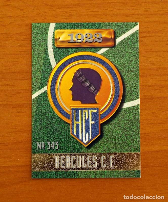 Cromos de F&uacute;tbol: H&eacute;rcules -N&ordm; 343 Escudo -Mundicromo Las Fichas de la Liga de F&uacute;tbol 1996-1997-96-97