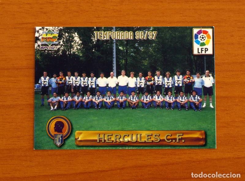 Cromos de F&uacute;tbol: H&eacute;rcules -N&ordm; 343 Plantilla-Equipo -Mundicromo Las Fichas de la Liga de F&uacute;tbol 1996-1997-96-97