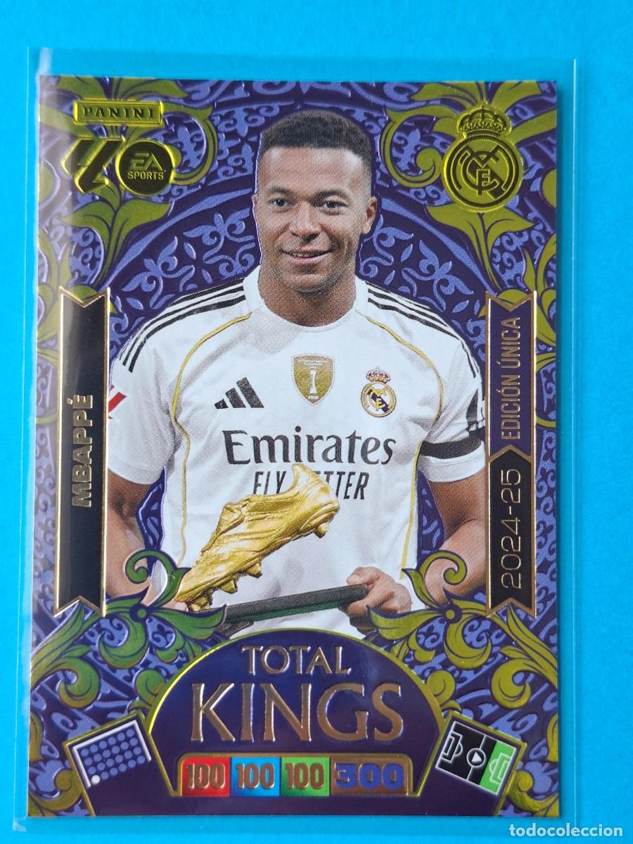 Cromos de F&uacute;tbol: TOTAL KINGS Bota de Oro 2024-2025 MBAPP&Eacute; (Real Madrid) - Adrenalyn XL LaLiga 2025-26