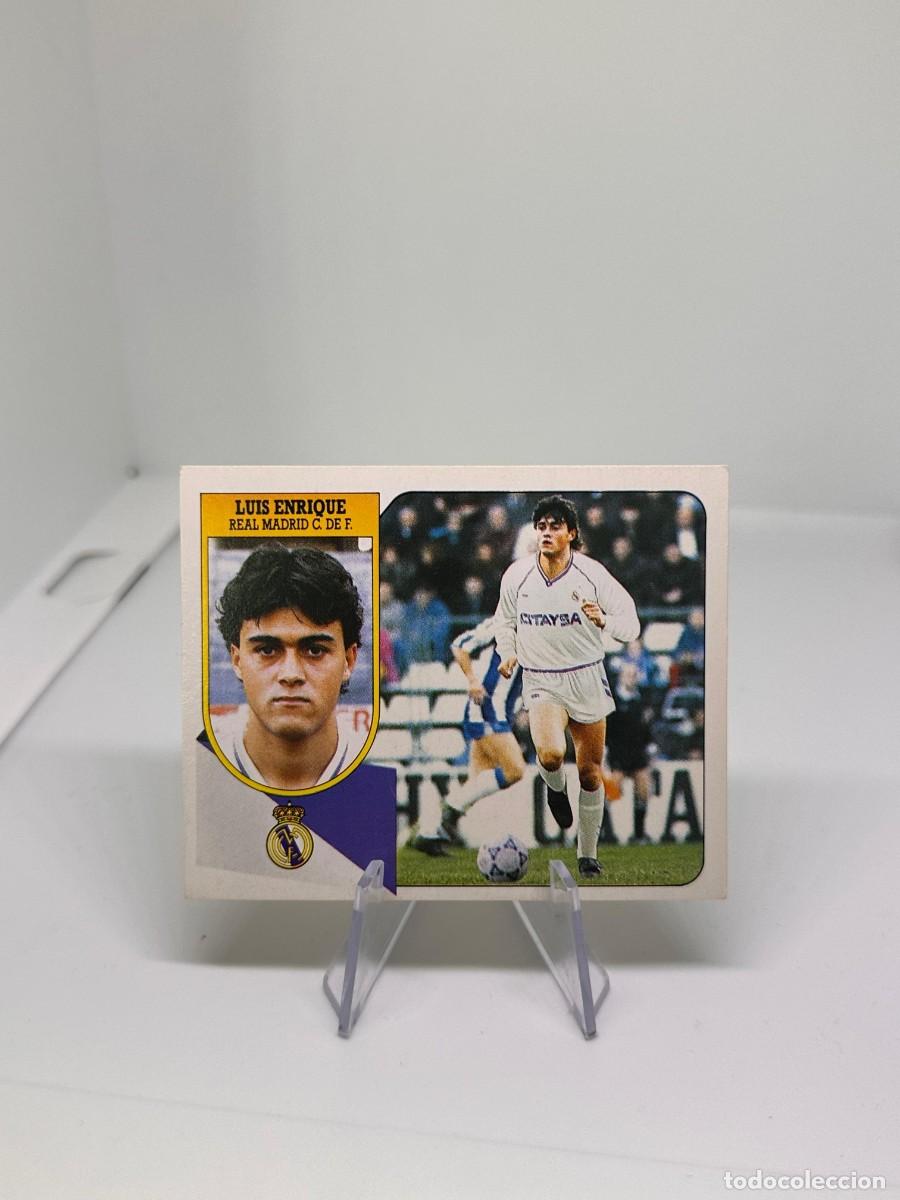 Cromos de F&uacute;tbol: Cromo Luis Enrique Real Madrid LIGA Este 1991 1992 91 92 Sin pegar