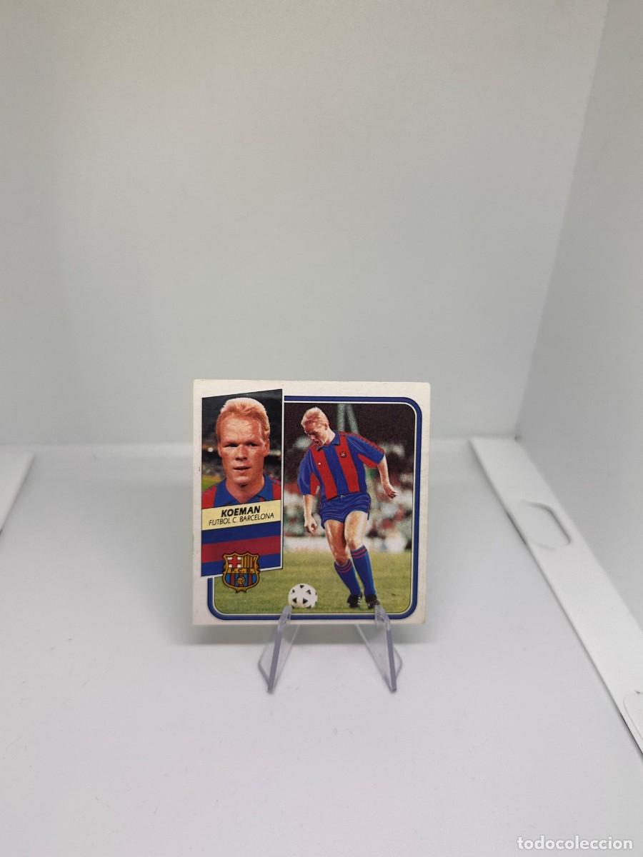 Cromos de F&uacute;tbol: Cromo Koeman Rookie Barcelona LIGA Este 1989 1990 89 90 Sin pegar