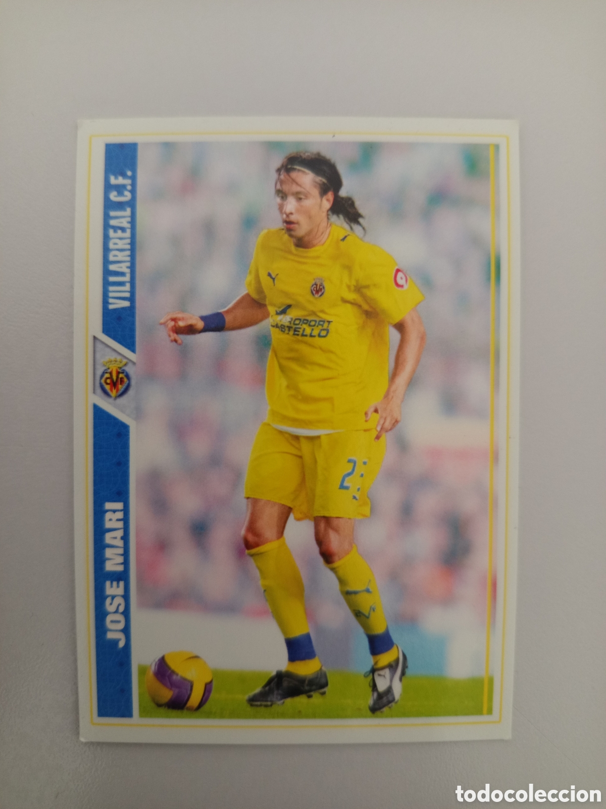 Cromos de F&uacute;tbol: ❇️ CROMO ⚽ JOS&Eacute; MARI VILLARREAL FICHAS LIGA 2008 07 08 2007 2008 MUNDICROMO ❇️