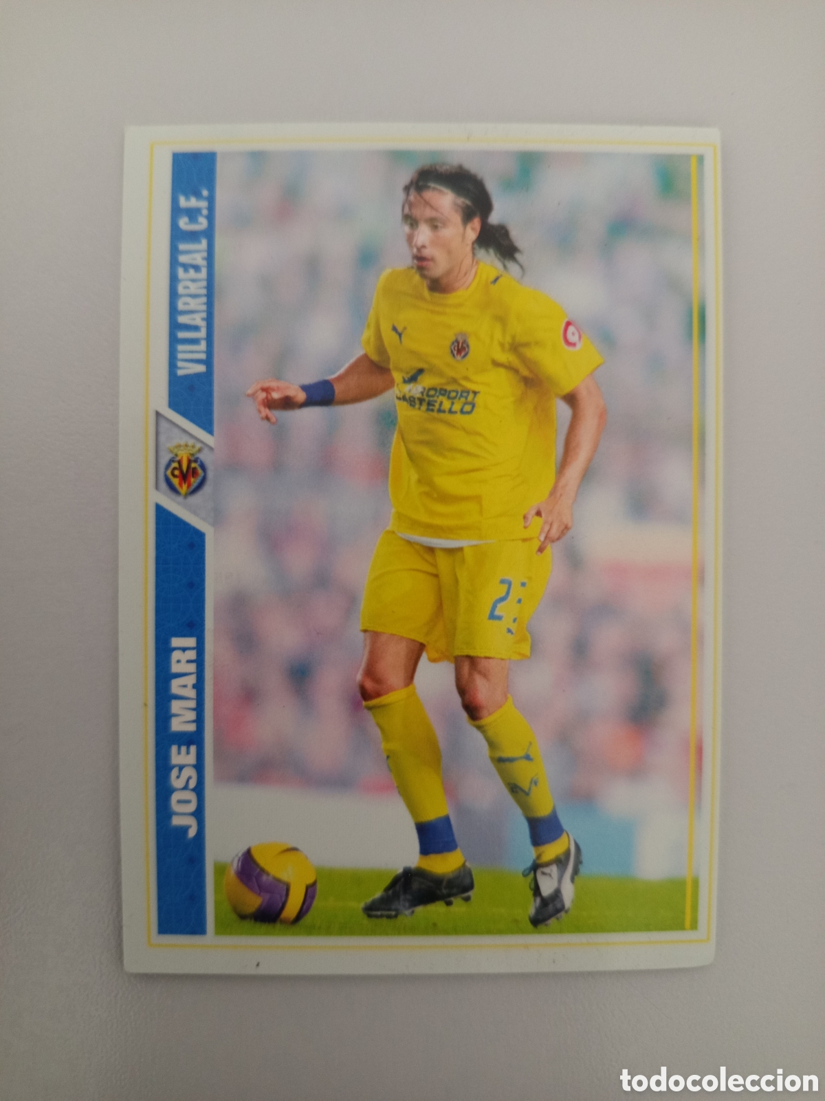 Cromos de F&uacute;tbol: ❇️ CROMO ⚽ JOS&Eacute; MARI VILLARREAL FICHAS LIGA 2008 07 08 2007 2008 MUNDICROMO ❇️