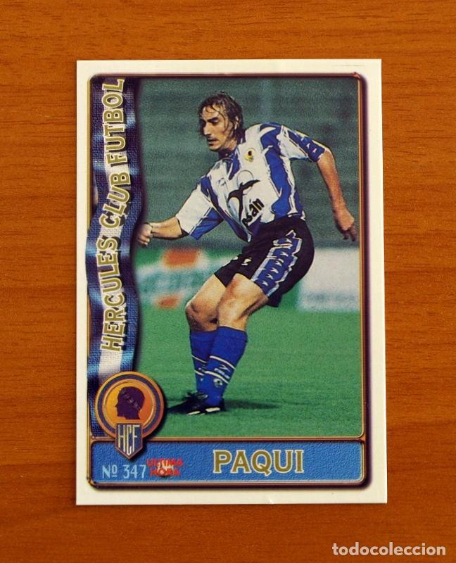 Cromos de F&uacute;tbol: H&eacute;rcules -N&ordm; 347 Paqui -&Uacute;ltima Hora -Mundicromo Las Fichas de la Liga de F&uacute;tbol 1996-1997-96-97