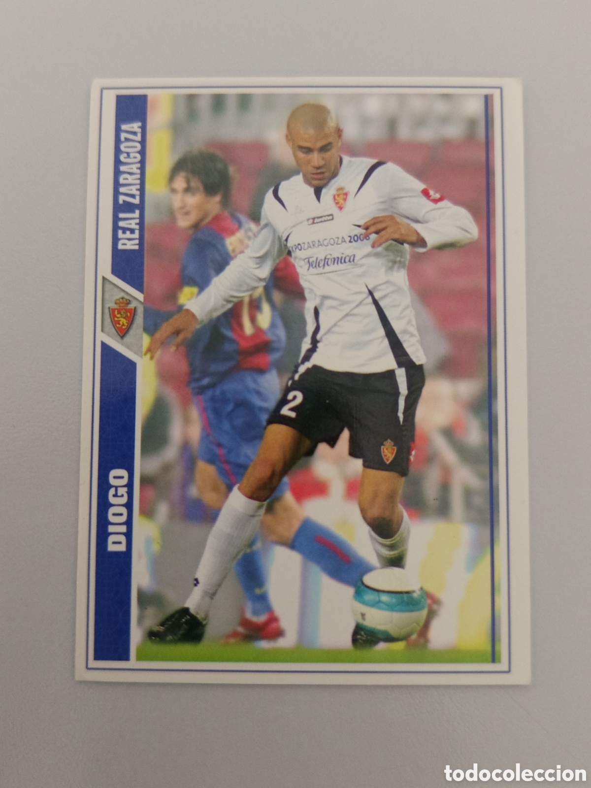 Cromos de F&uacute;tbol: ❇️ CROMO ⚽ DIOGO ZARAGOZA FICHAS LIGA 2008 07 08 2007 2008 MUNDICROMO ❇️
