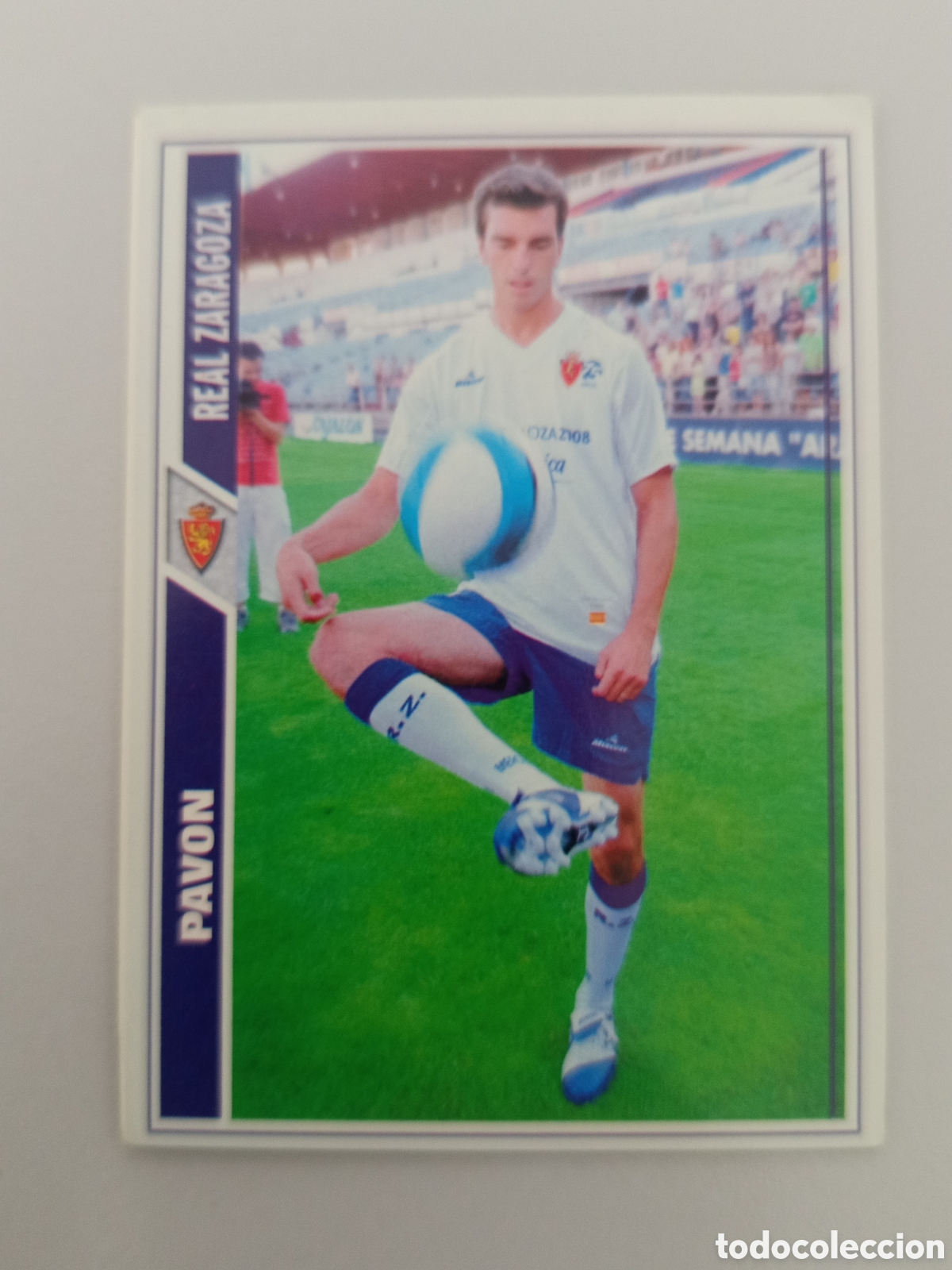 Cromos de Futebol: ❇️ CROMO ⚽ PAV&Oacute;N ZARAGOZA 148 FICHAS LIGA 2008 07 08 2007 2008 MUNDICROMO ❇️