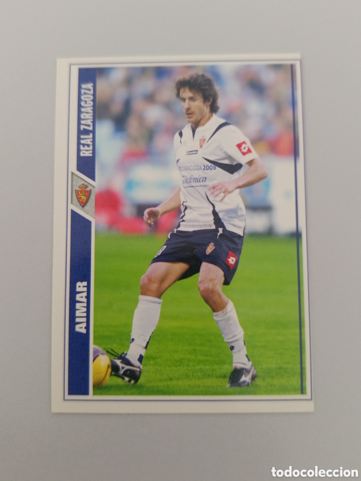 Cromos de Futebol: ❇️ CROMO ⚽ AIMAR ZARAGOZA FICHAS LIGA 2008 07 08 2007 2008 MUNDICROMO ❇️